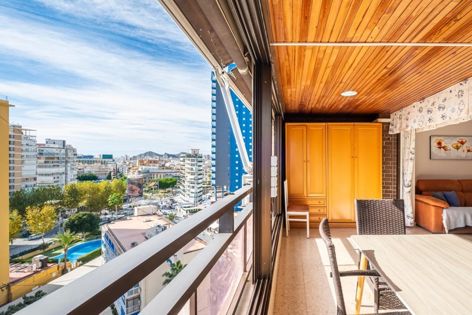 Day, View (from property/room), Balcony/Terrace, Living room, City view