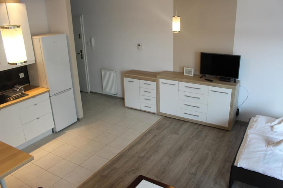 Kitchen or kitchenette, Living room, Bedroom