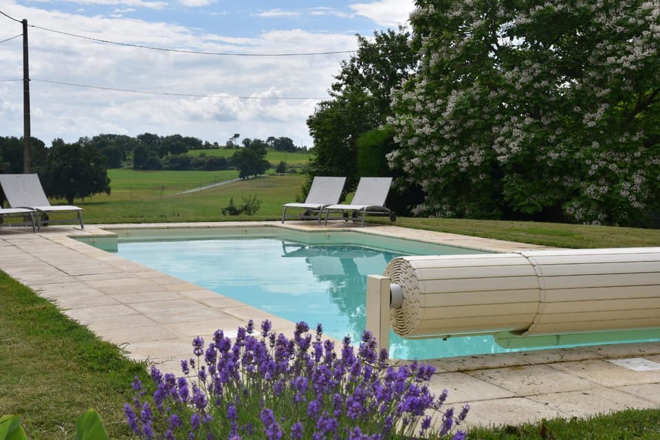 Property building, Living room, Swimming pool