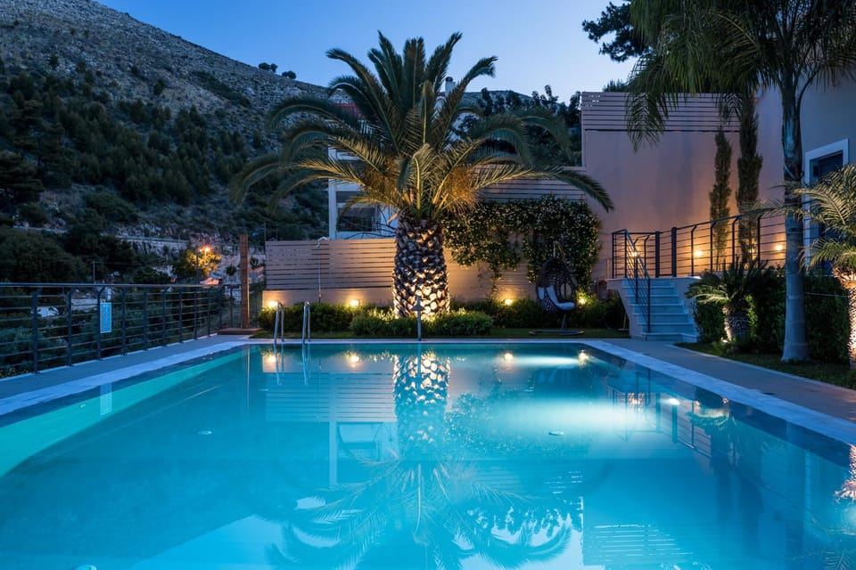 Night, Swimming pool