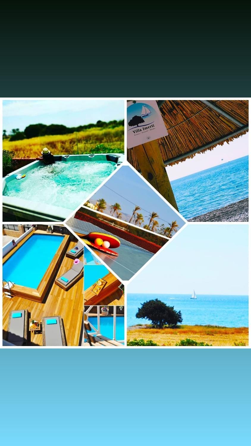 Natural landscape, Sea view, Swimming pool