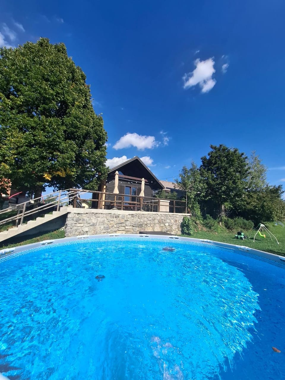 Chalet Tamara Bloke SLO, pool and garden Apartment in Slovenia