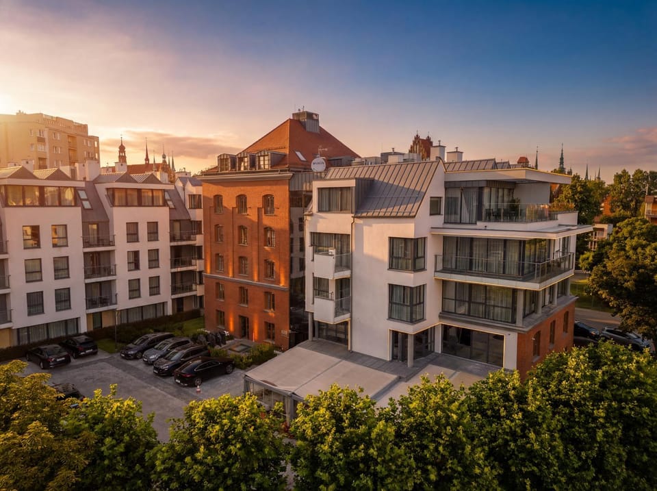 Property building, Day, Sunset
