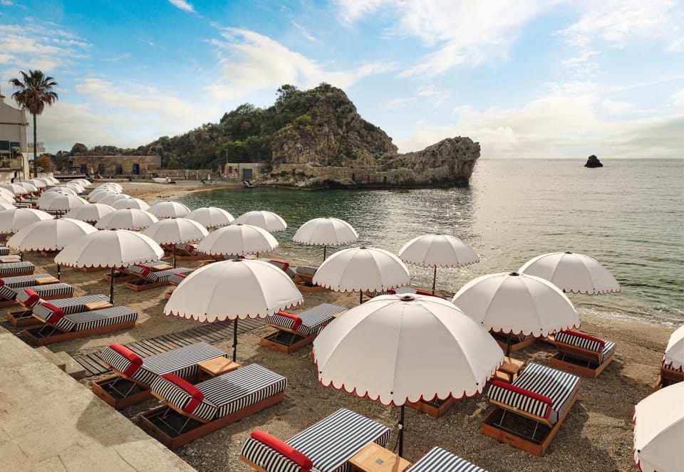 Beach, sunbed