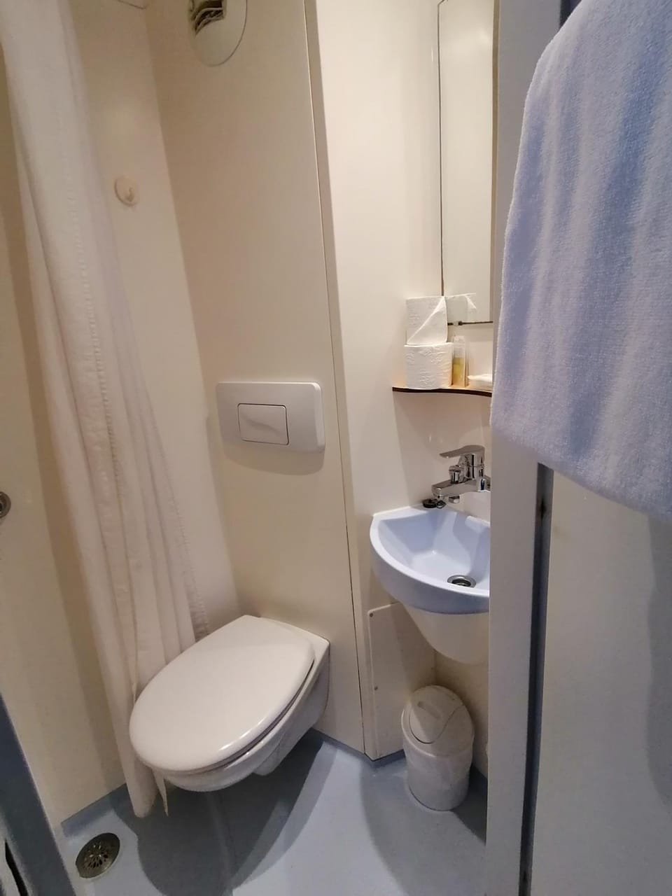 Shower, Toilet, towels