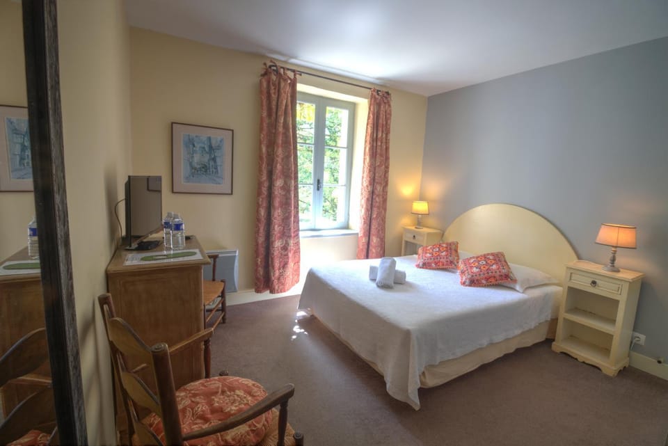 Bed, Natural landscape, Bedroom