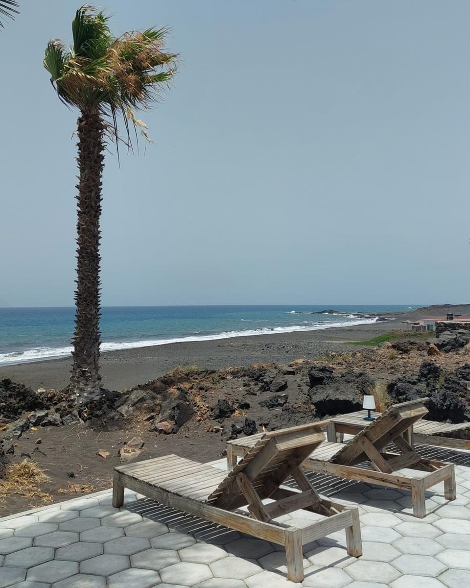 Day, Natural landscape, Beach, Sea view, sunbed