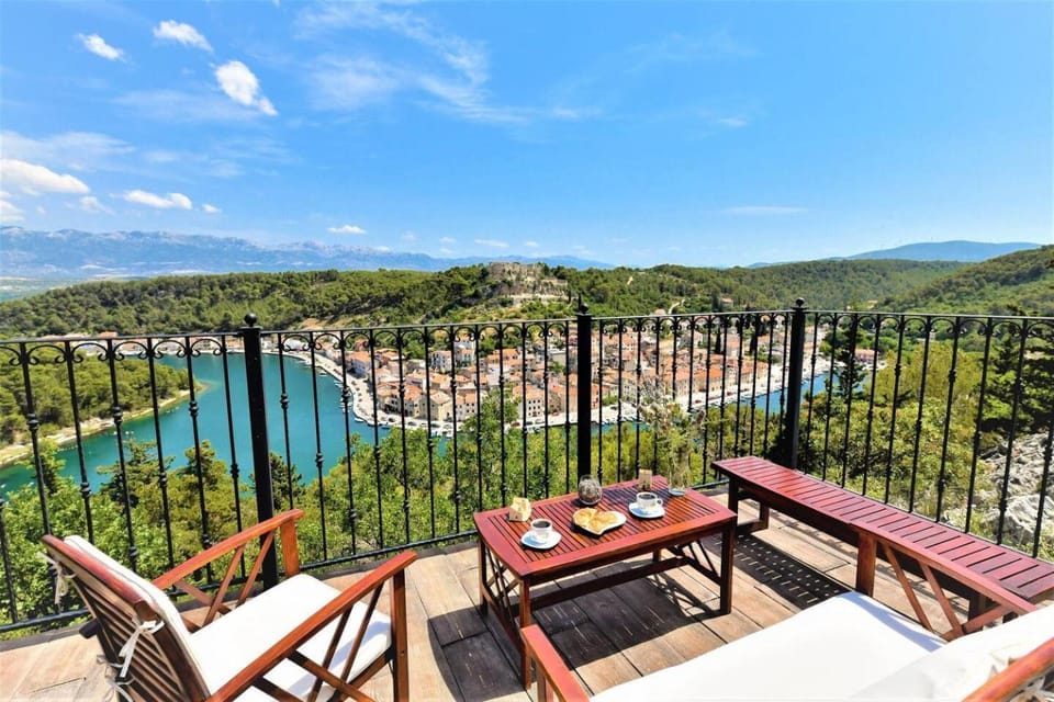 Dreamview & heated pool at Lucija 1 Apartment in Šibenik-Knin County, Croatia