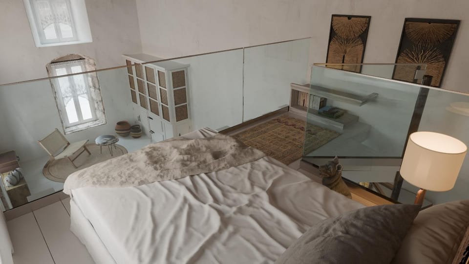 Bed, Photo of the whole room, Seating area