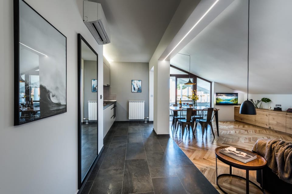 Day, TV and multimedia, Balcony/Terrace, Kitchen or kitchenette, Living room, Photo of the whole room, Seating area, Dining area, On site