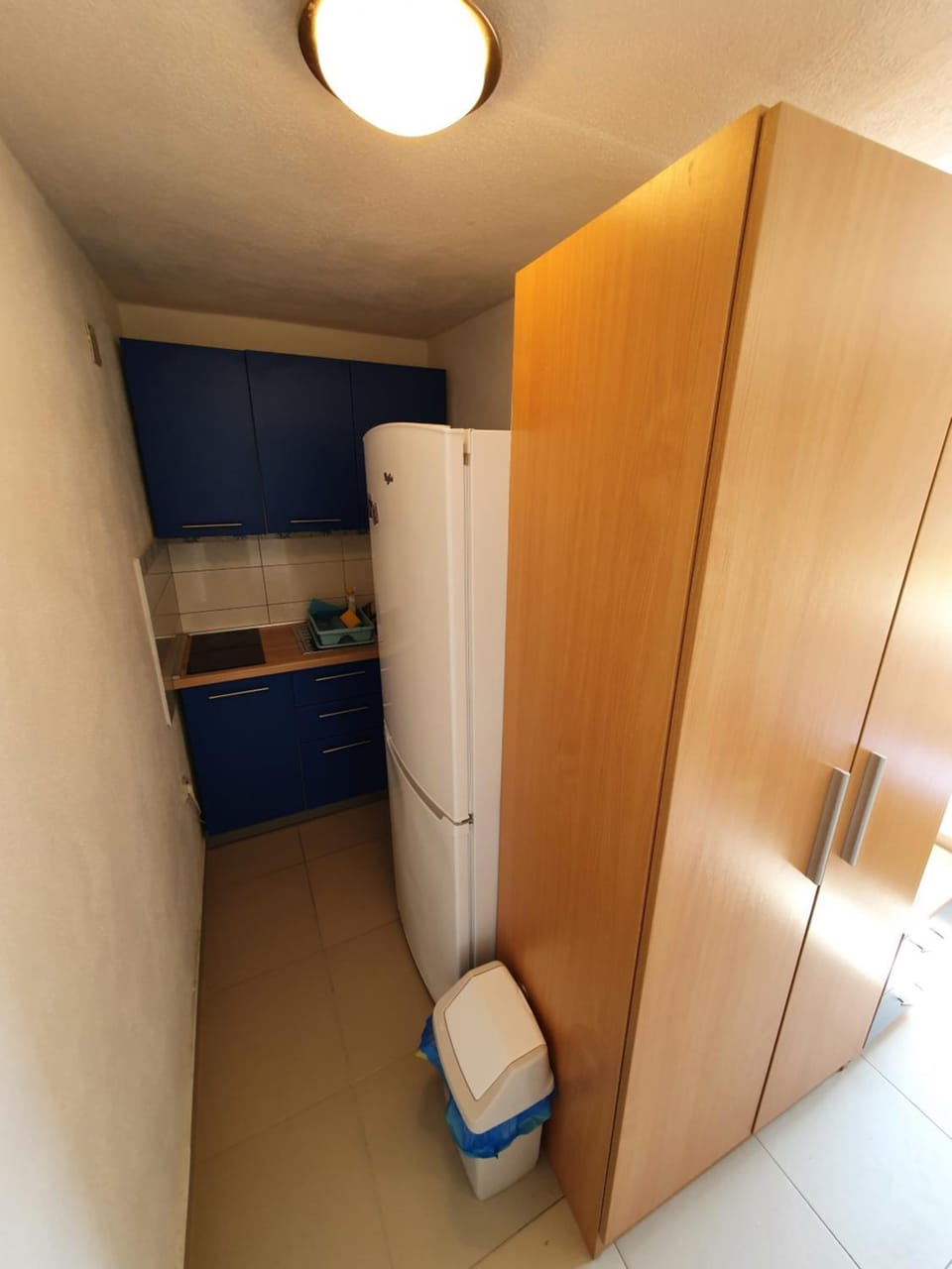 Kitchen or kitchenette, wardrobe