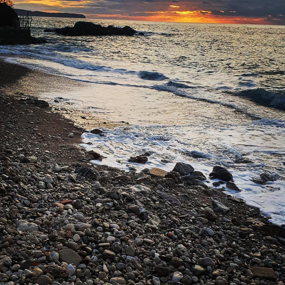 Natural landscape, Beach, Hiking