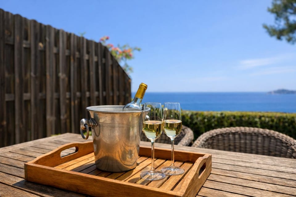 Day, Garden, Garden, Balcony/Terrace, Sea view, Drinks, Alcoholic drinks