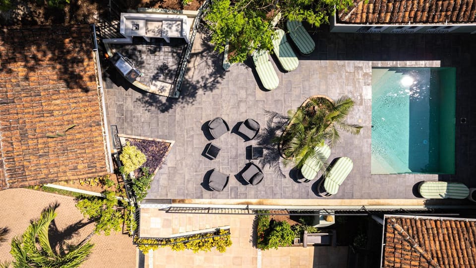Patio, Bird's eye view, Garden, Garden view, Pool view, Swimming pool, Swimming pool, sunbed