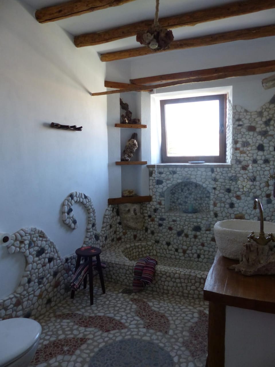 Shower, Bathroom, Mountain view