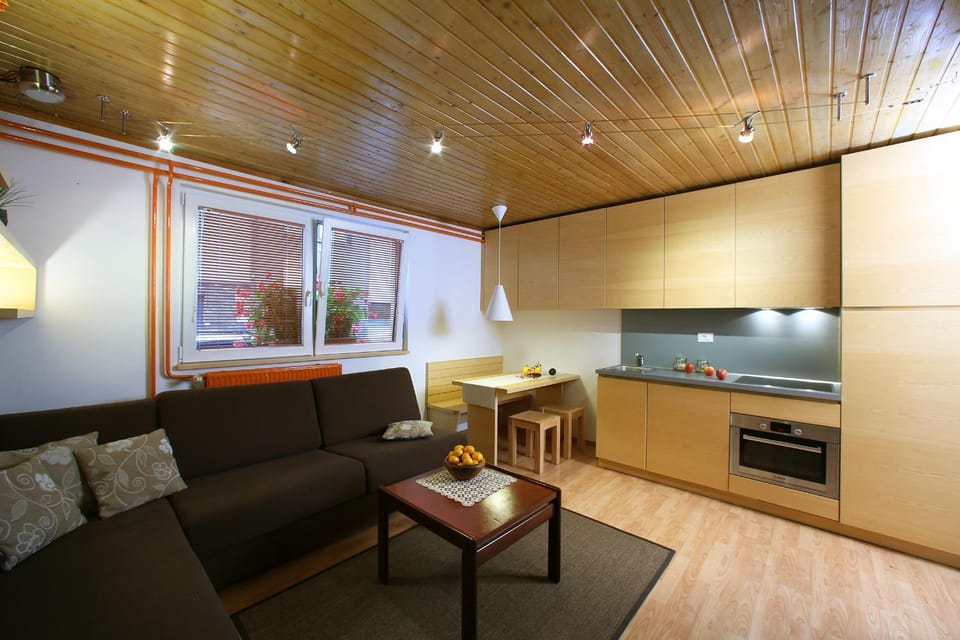 Kitchen or kitchenette, Living room, Seating area, Dining area, oven, pet friendly, stove