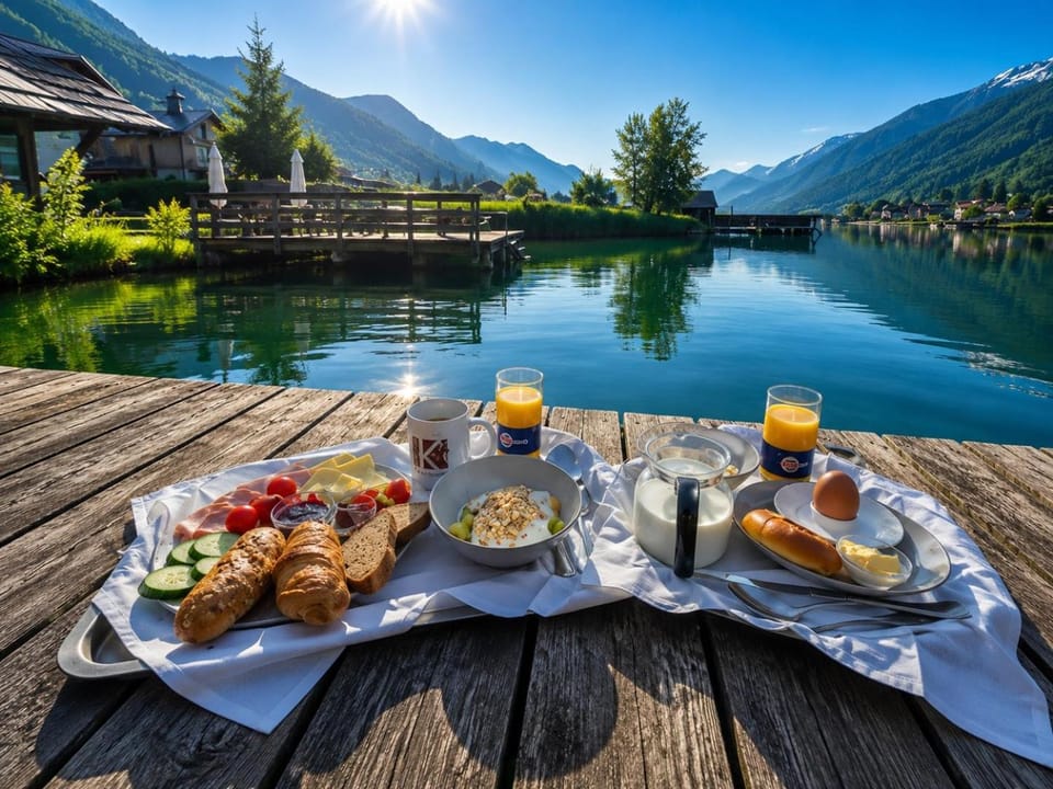 Natural landscape, Breakfast