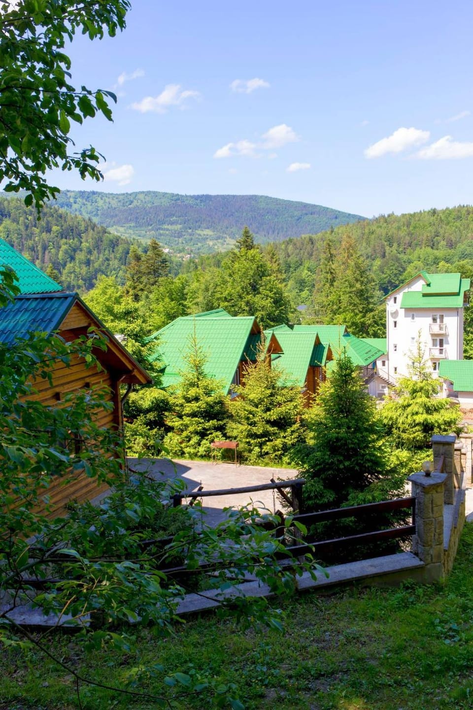 Property building, Natural landscape, Mountain view