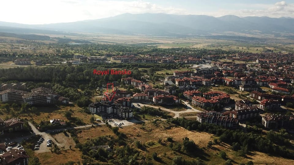 Royal Bansko Mountain Family Apart Hotel Breakfast Lunch and Dinner or Breakfast and Dinner PLUS Alcoholic and Soft Drinks During Meals PLUS Heated Pool and Jacuzzis PLUS 2 Kids Under 12 Stay Free Apartment hotel in Blagoevgrad Province
