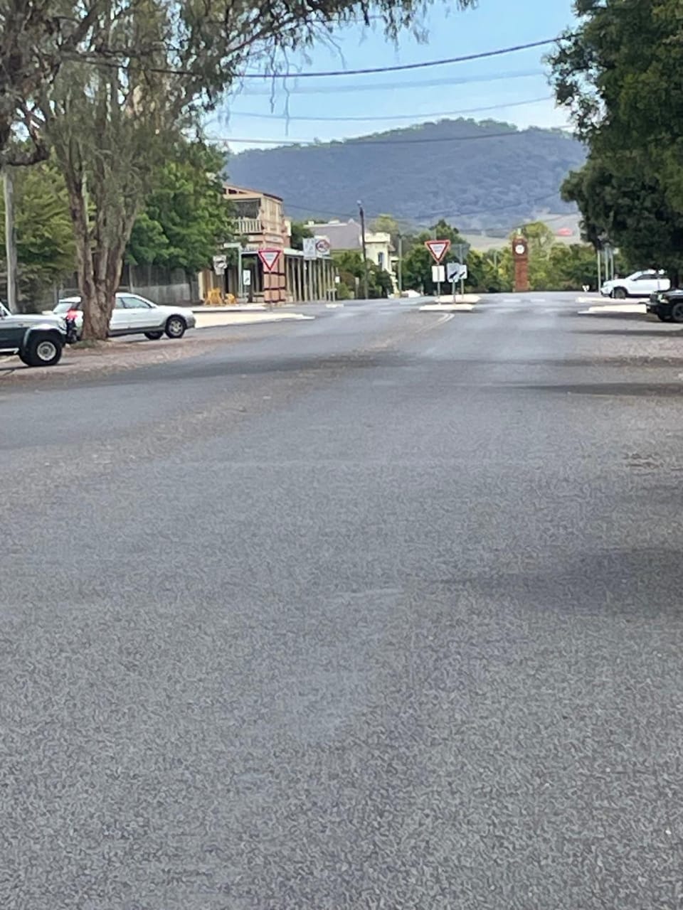 Quiet street view