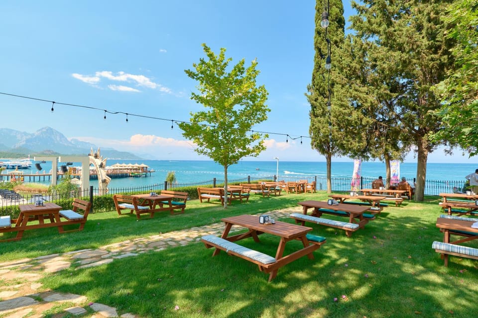 Natural landscape, Garden, Garden view, Sea view
