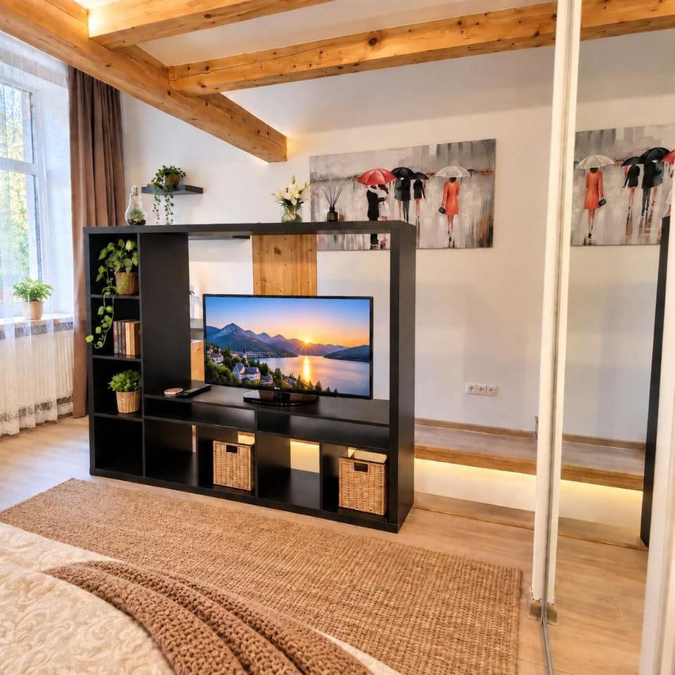 Two Level Old Town Loft Private Courtyard and Entrance Apartment in Lithuania