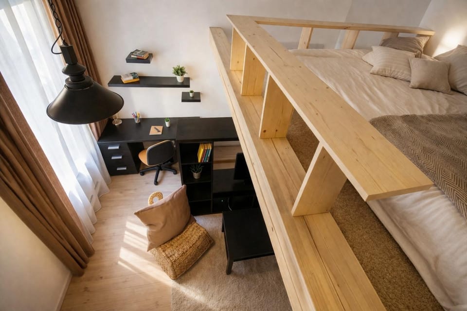 Giedrės Cozy Loft Old Town Bright Studio Apartment in Lithuania