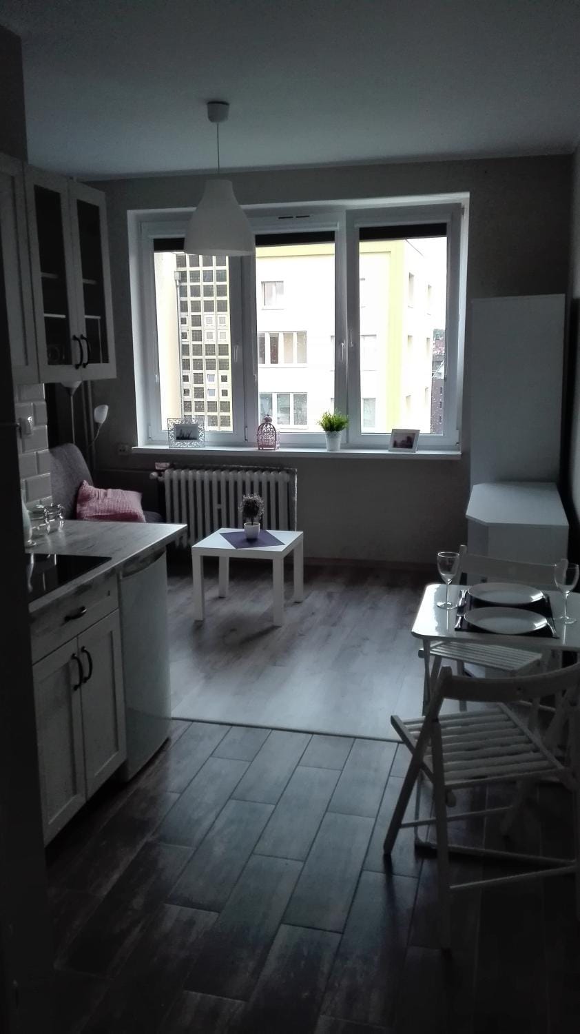 Property building, Kitchen or kitchenette, Living room, Dining area