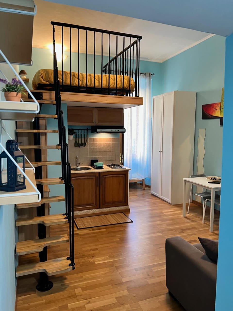 Kitchen or kitchenette, Living room, Dining area, Bedroom, minibar, stove