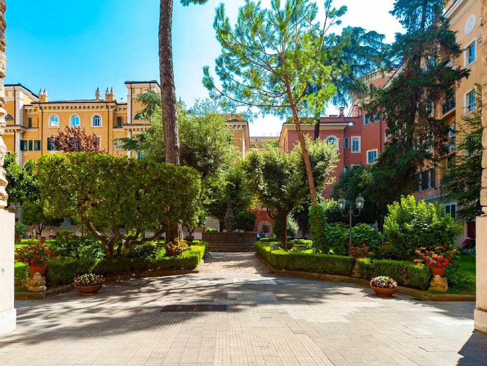 Property building, Garden, Garden view