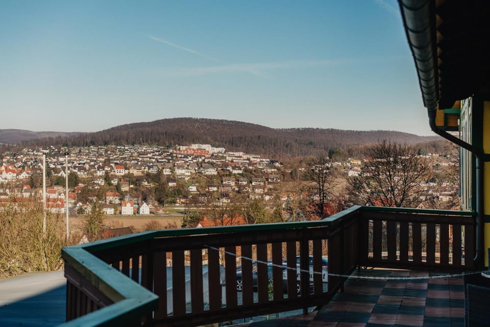 View (from property/room), Balcony/Terrace, City view, Landmark view, Mountain view