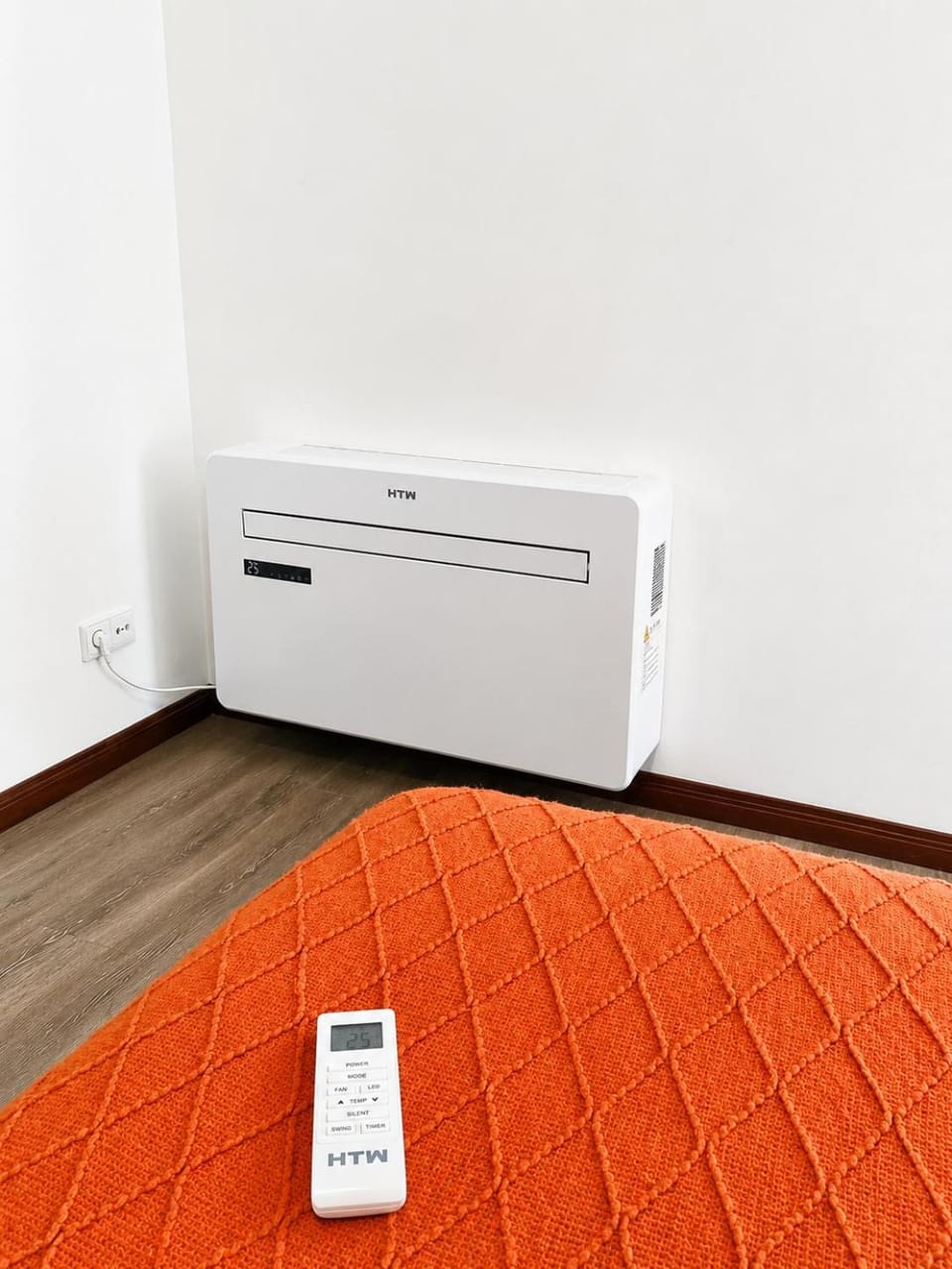 Bed, air conditioner