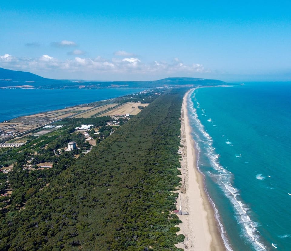 Natural landscape, Bird's eye view, Beach, Sea view