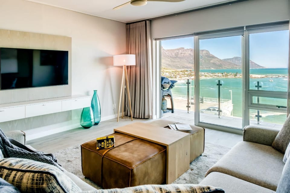 Living room, Seating area, Mountain view, Sea view