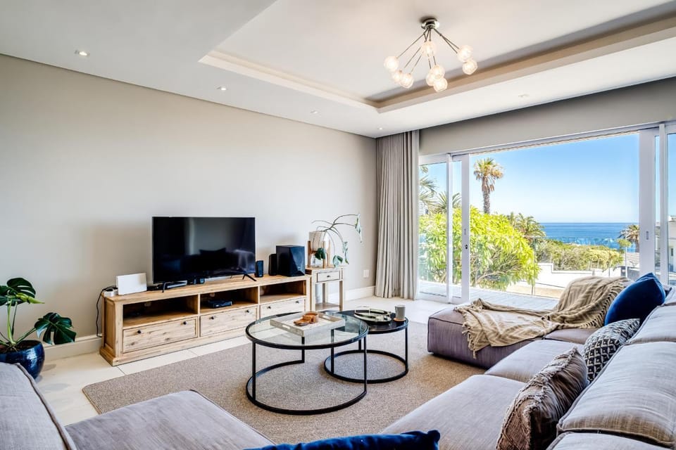 Living room, Seating area, Sea view
