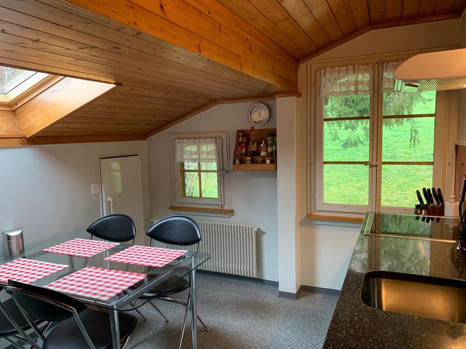 Kitchen or kitchenette, Dining area