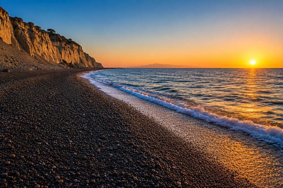Nearby landmark, Beach, Sea view, Sunset