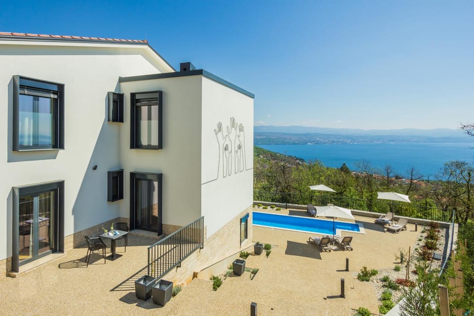Patio, Facade/entrance, Pool view, Sea view, Swimming pool