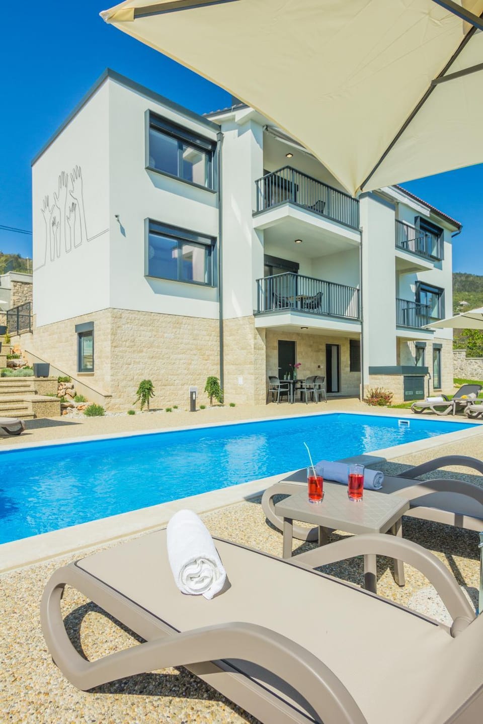 Patio, Facade/entrance, Garden, Swimming pool