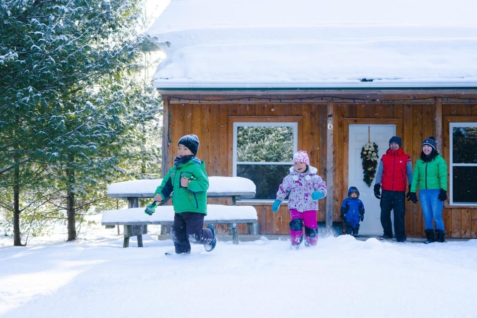 Day, People, Winter, children, group of guests, Family
