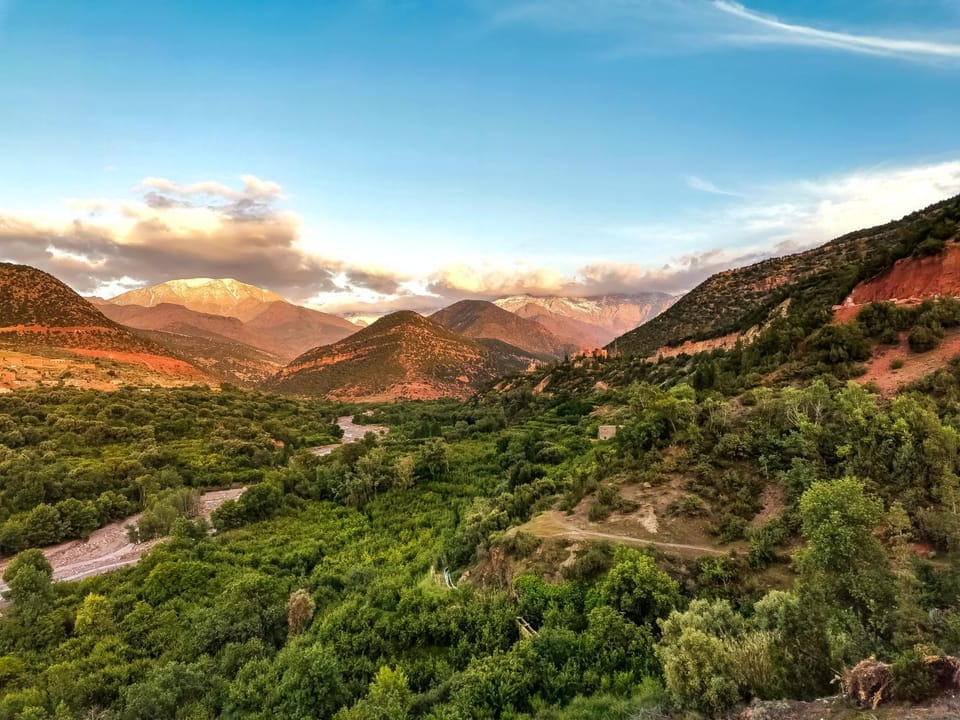 Natural landscape, Mountain view, River view