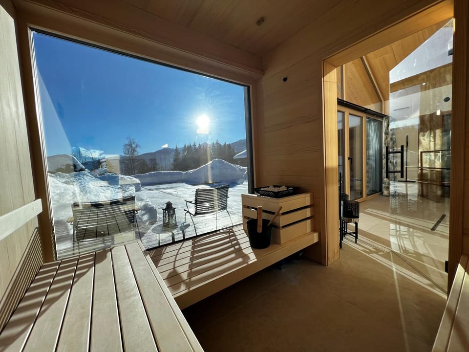 Winter, Sauna