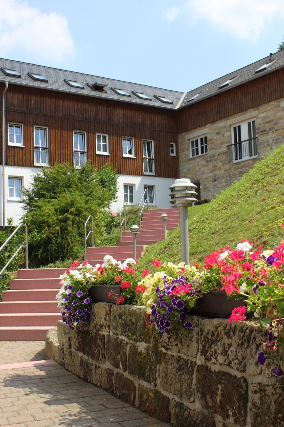 Property building, Garden view