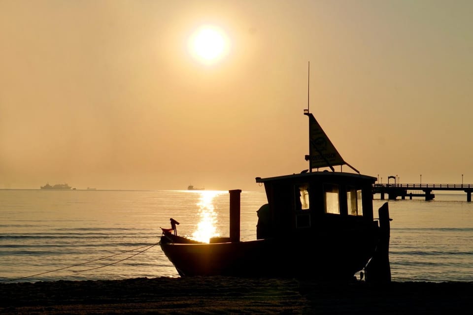 Natural landscape, Beach, Sea view, Sunrise