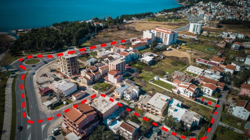 Bird's eye view, City view, Street view