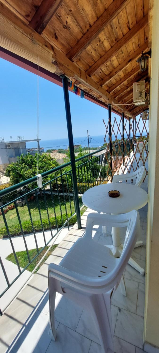 Natural landscape, View (from property/room), Balcony/Terrace, Sea view