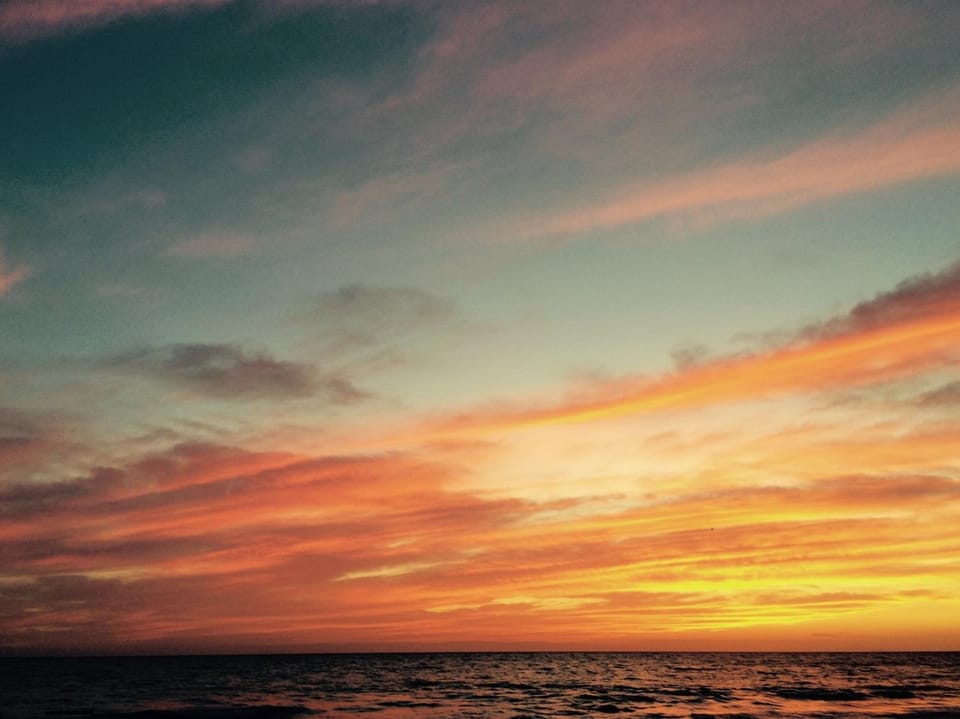 Natural landscape, Sunset