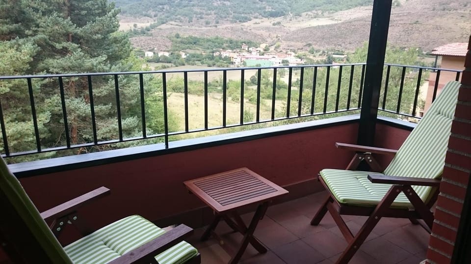 View (from property/room), Balcony/Terrace, Mountain view, Mountain view, Street view, Street view