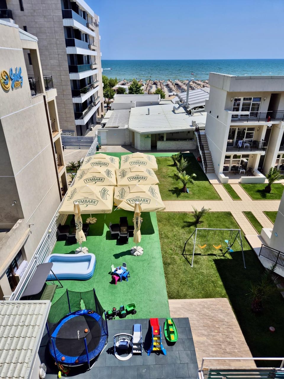 Children play ground, Inner courtyard view