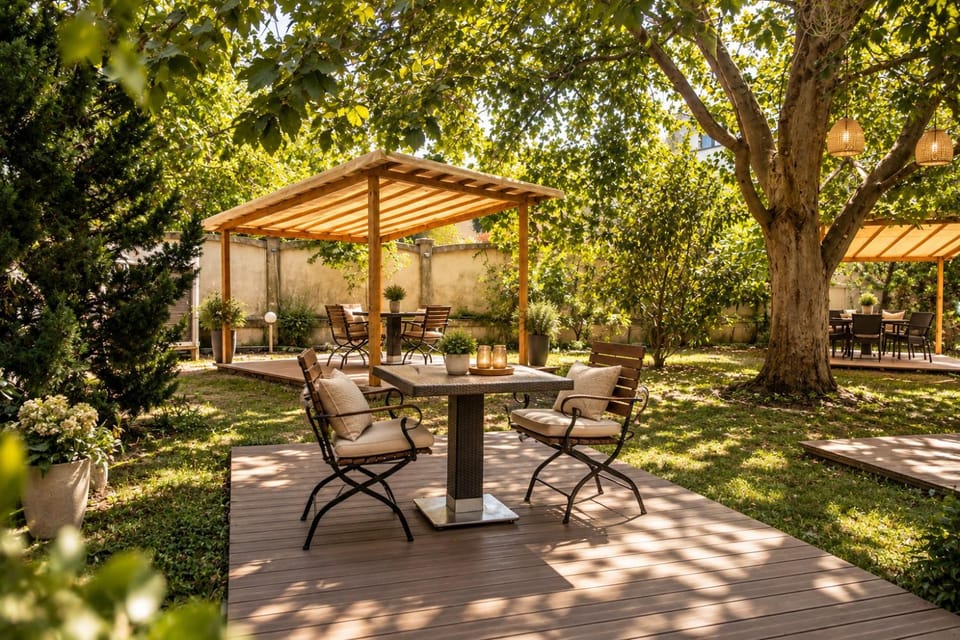 Garden, Garden, Seating area, Garden view